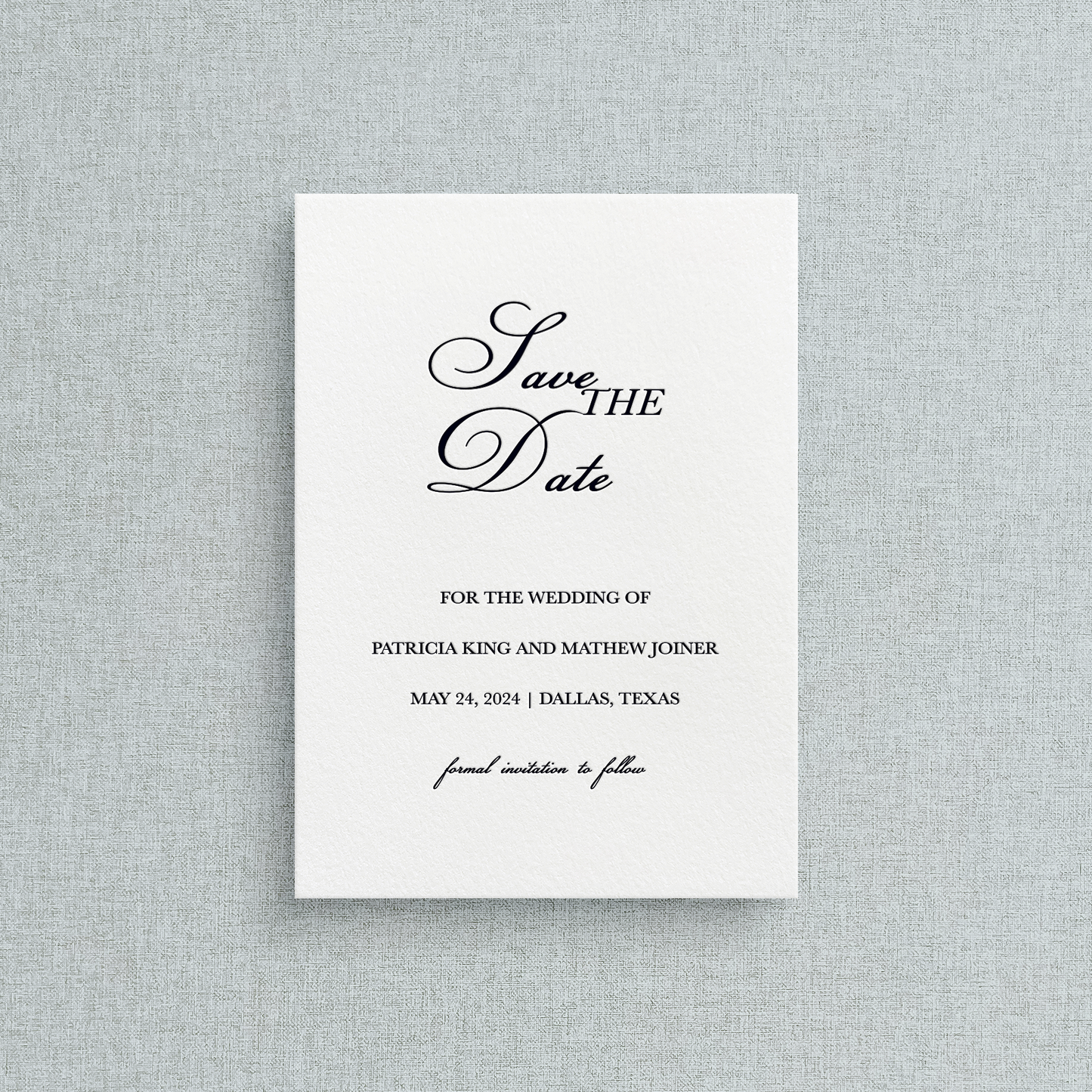 Patricia Curated Collection Save the Date
