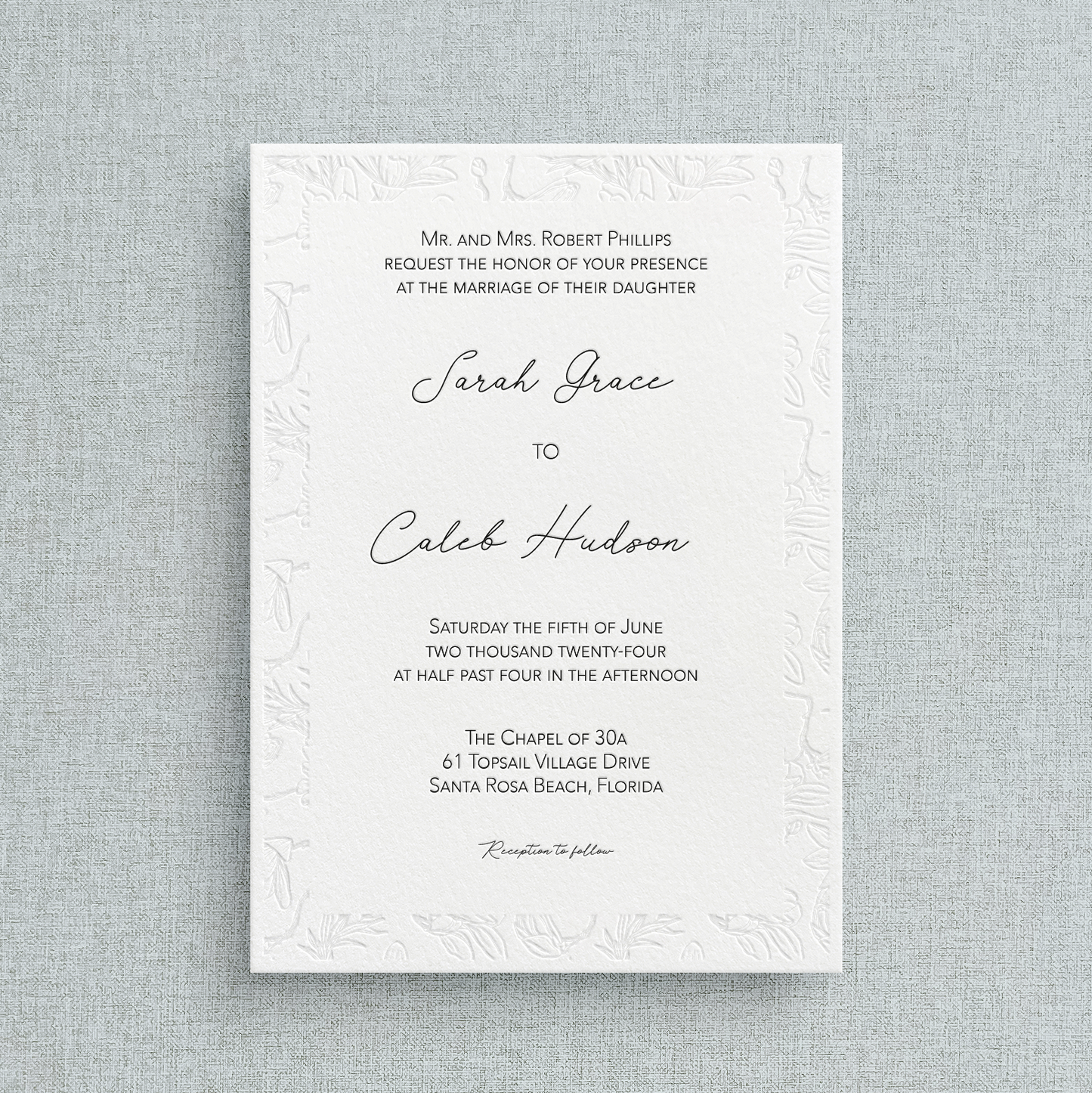 Sarah Curated Collection Invitation