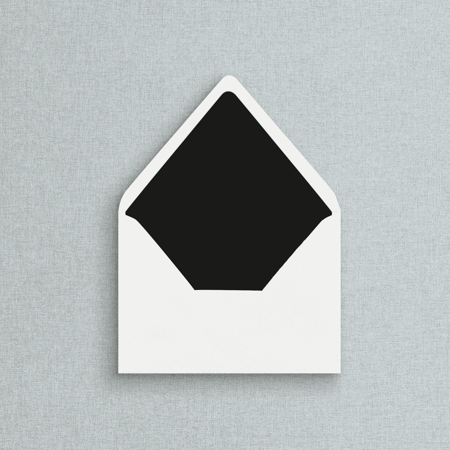Solid Black Envelope Liner for Invitaitons