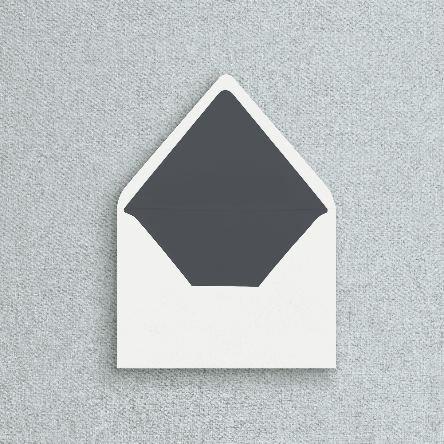 Solid Charcoal Grey Envelope Liner for Inviations
