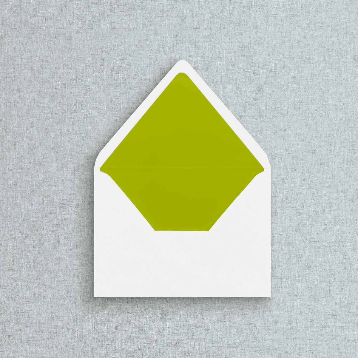 Solid Chartreuse Envelope Liner for wedding Invitations
