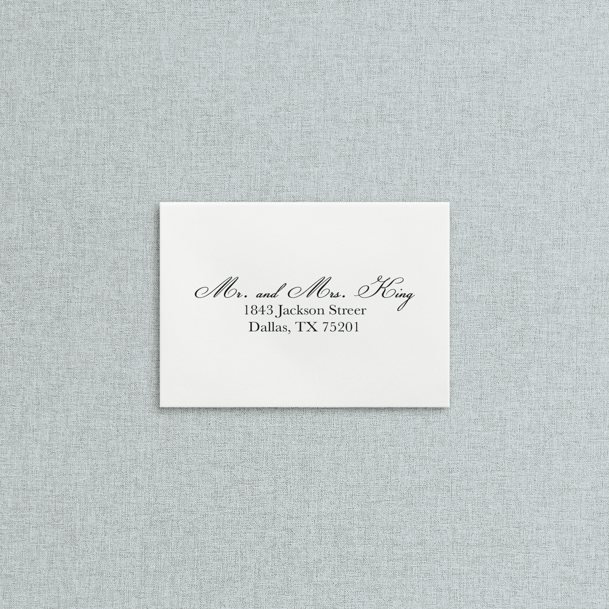 Mail in RSVP card with the address digitally printed. 