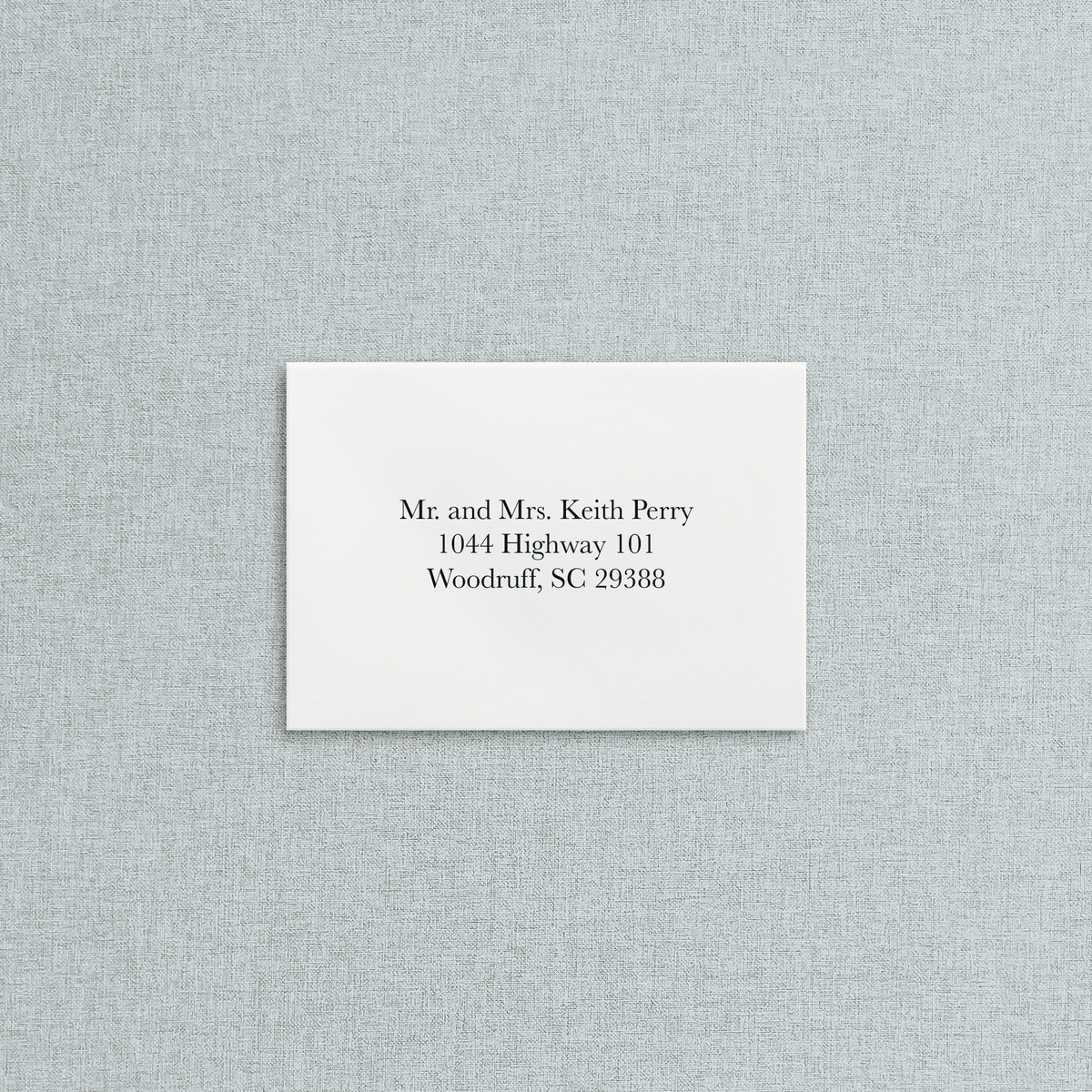 Mail in RSVP card with the address digitally printed. 