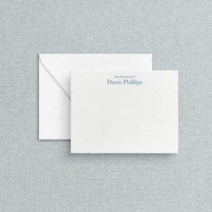 From the Nursery Of Letterpress Stationery