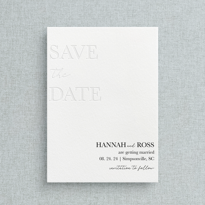 Hannah Curated Collection Save the Date
