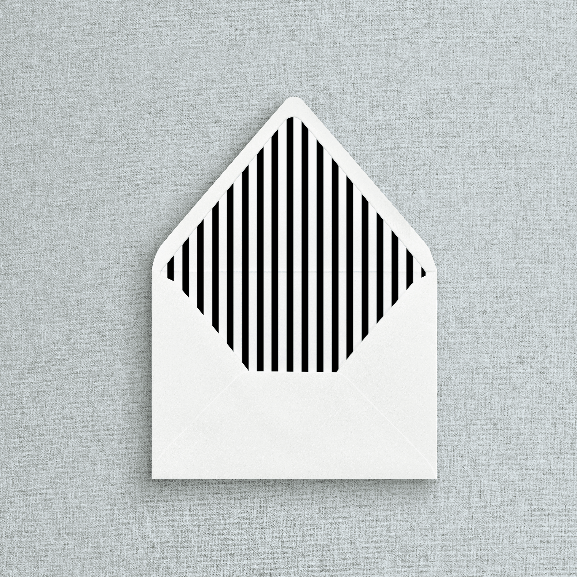 Striped Envelope Liner for Invitations
