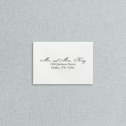 Mail In Response Envelope for Wedding Guests