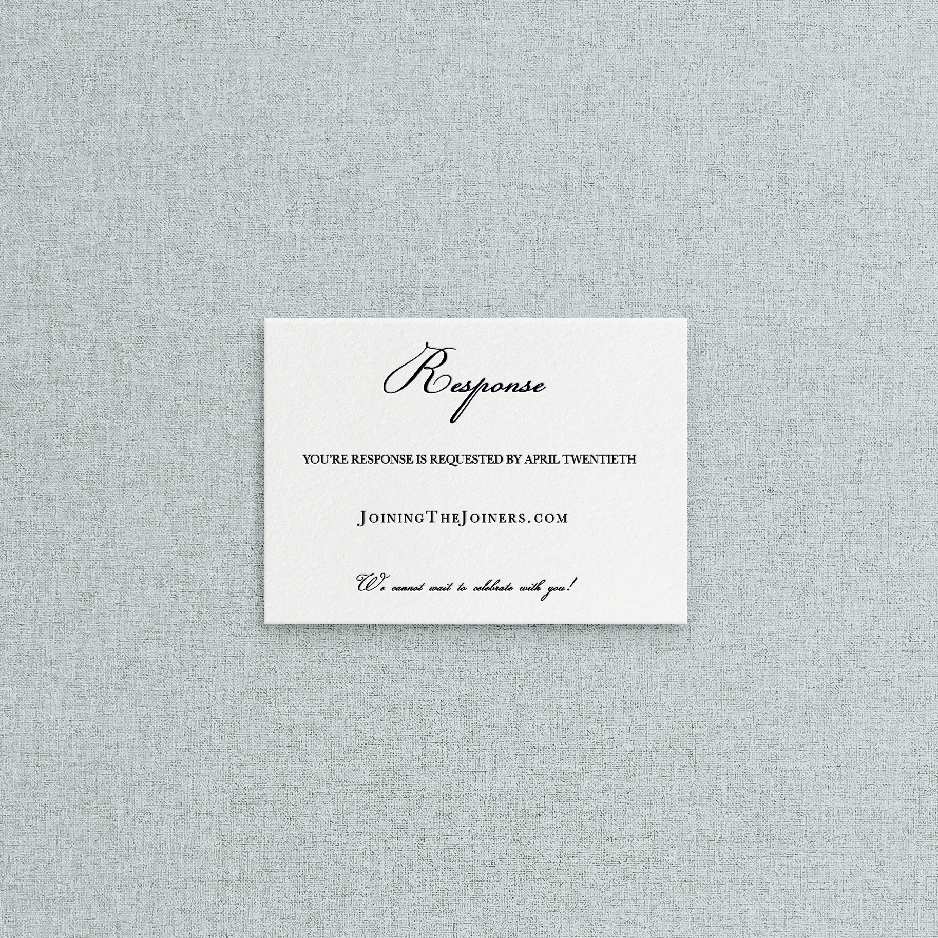 Patricia Curated Collection Online Response Card