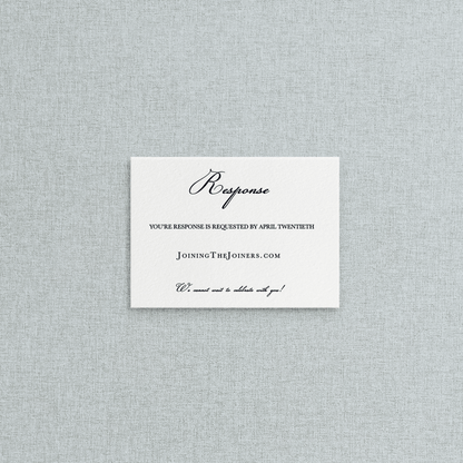 Patricia Curated Collection Online Response Card