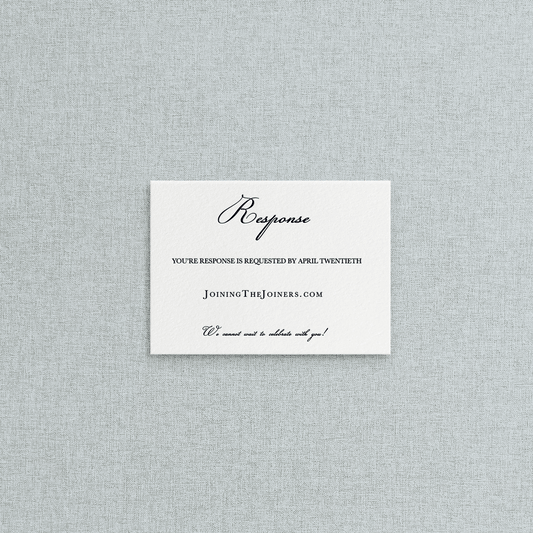 Patricia Curated Collection Online Response Card
