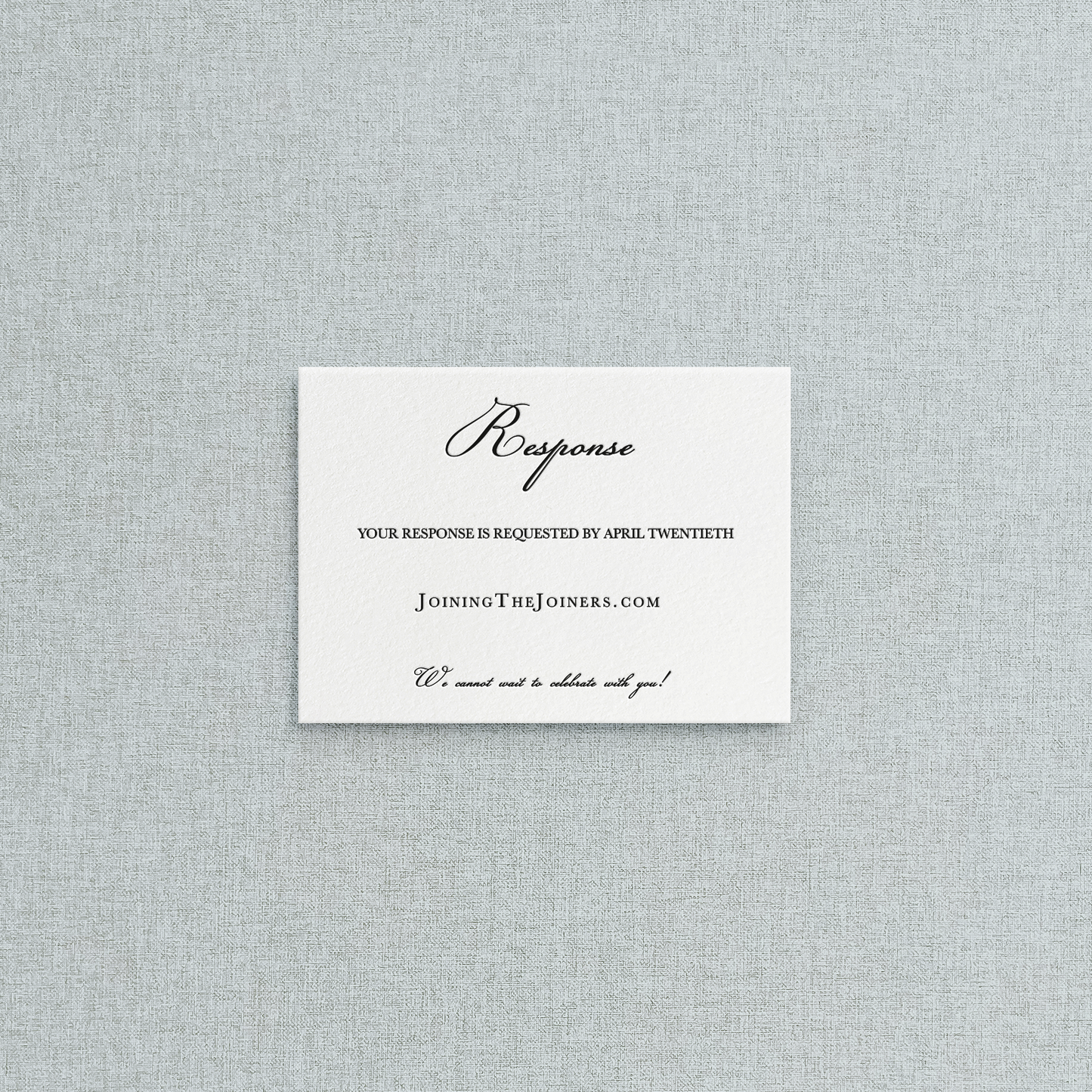 Patricia Curated Collection Online Response Card