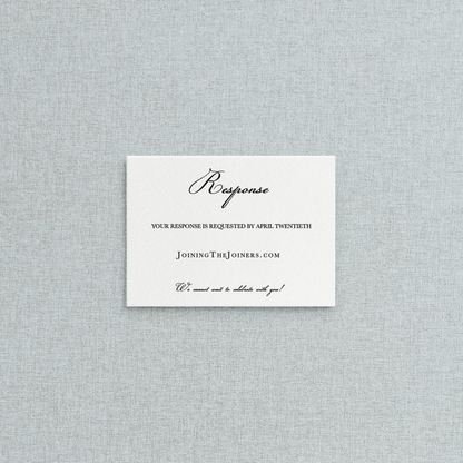 Patricia Curated Collection Online Response Card