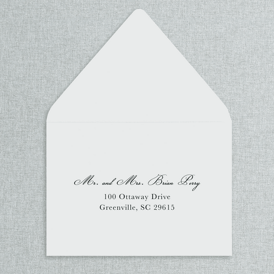 Guest Addressing for Wedding Invitations