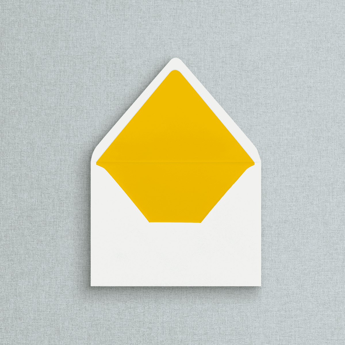 Solid Marigold Envelope Liner for Wedding Invitations