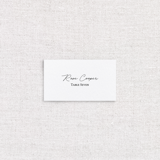 Rose Curated Collection Place Cards