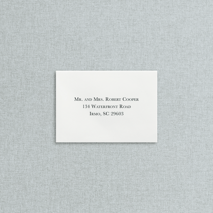 Mail In Response Envelope for Wedding Guests