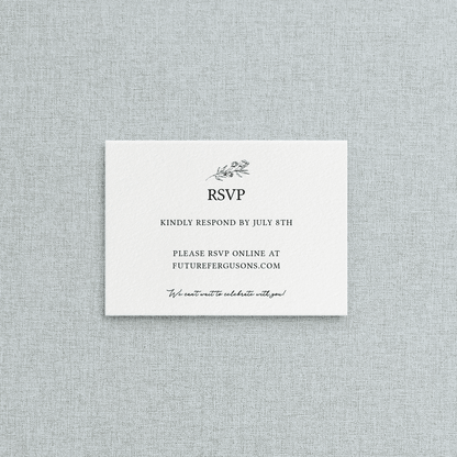 Rose Curated Collection Online Response Card