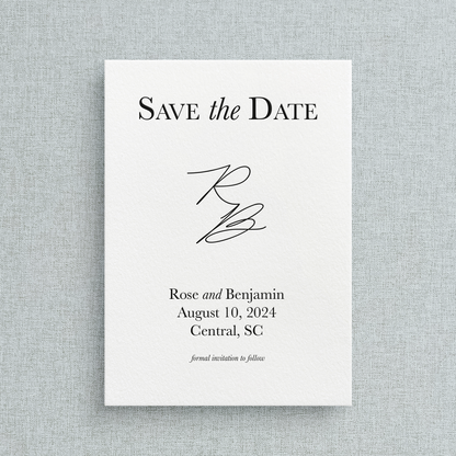 Rose Curated Collection Save the Date