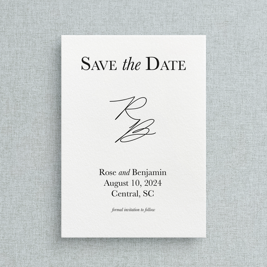 Rose Curated Collection Save the Date
