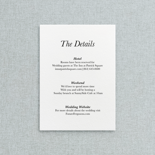 Rose Curated Collection Details Card