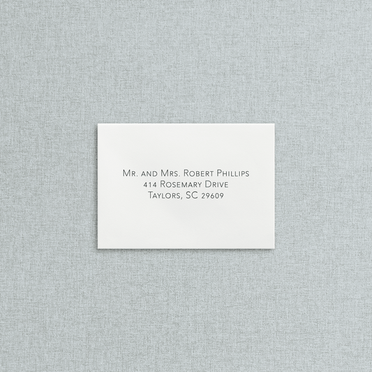 Mail In Response Envelope for Wedding Guests