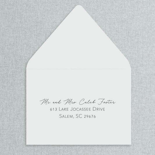 Guest Addressing for Wedding Invitations