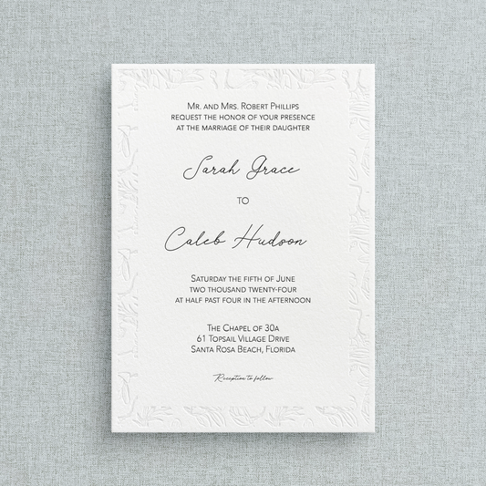 Sarah Curated Collection Invitation