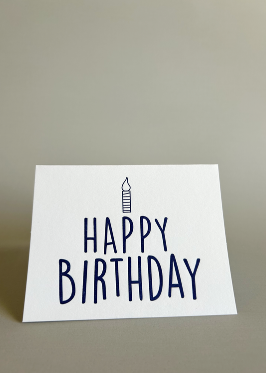 Happy Birthday Candle Card