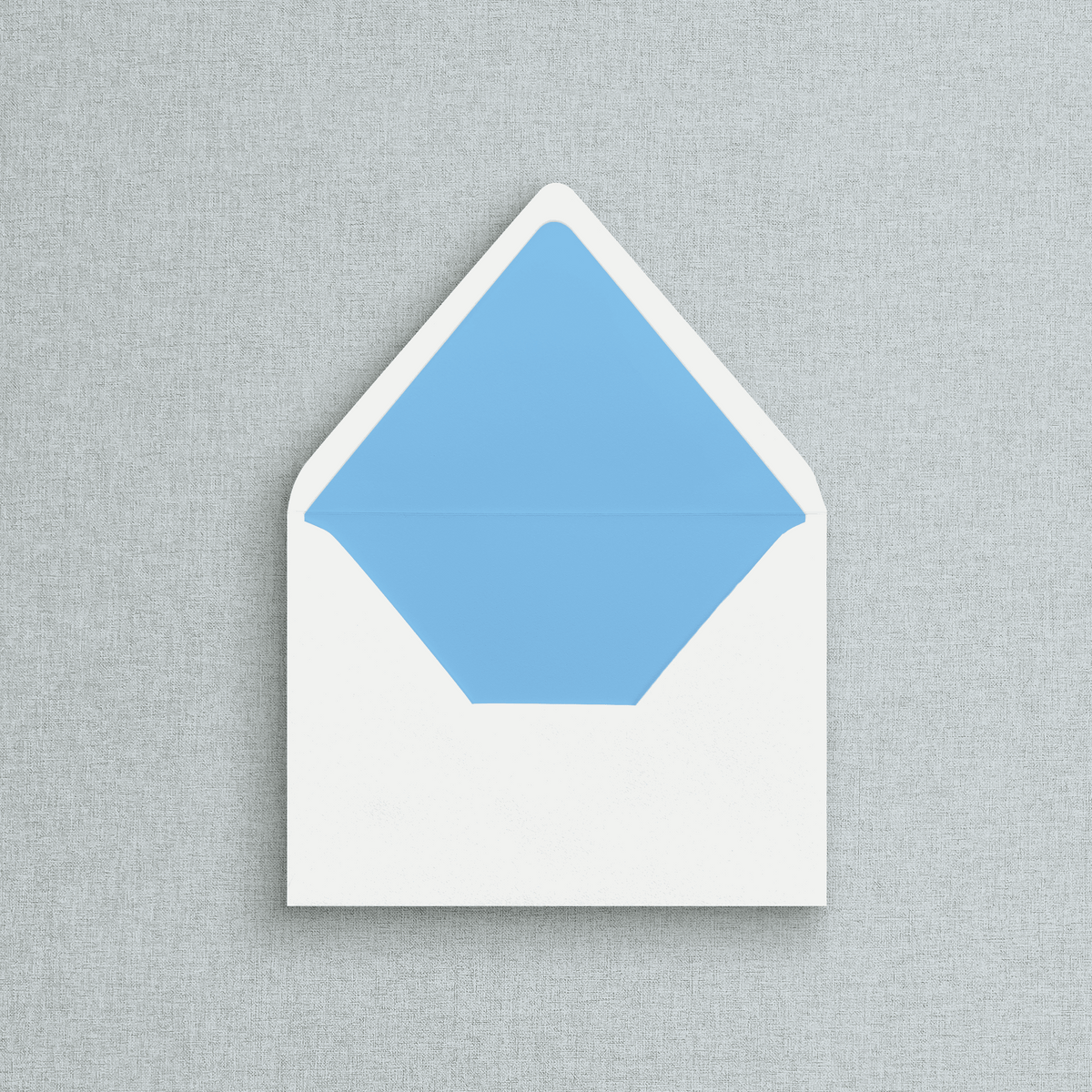 Solid Light Blue Envelope Liner for Wedding Invitations