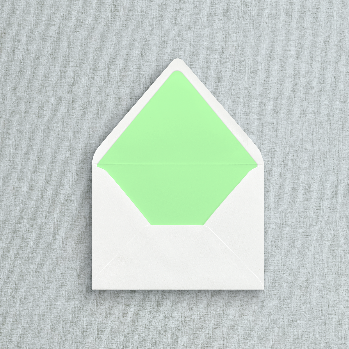 Solid Sage Green Envelope Liner for Wedding Invitations