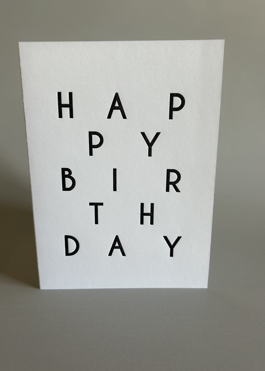 Scattered Happy Birthday Card