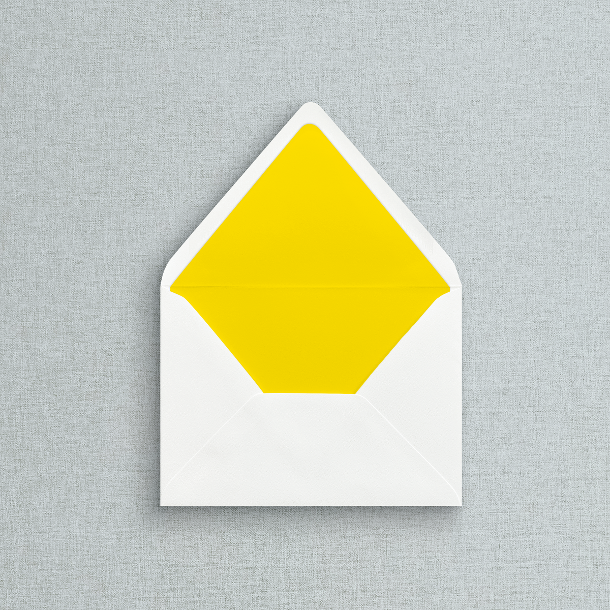 Solid Sunshine Yellow Envelope Liner for Wedding Invitations