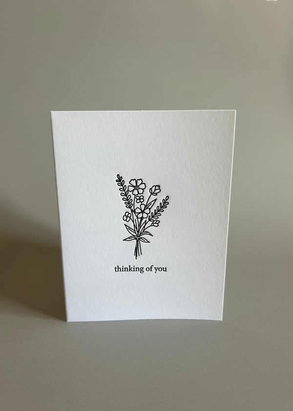 what do you write in a thinking of u card